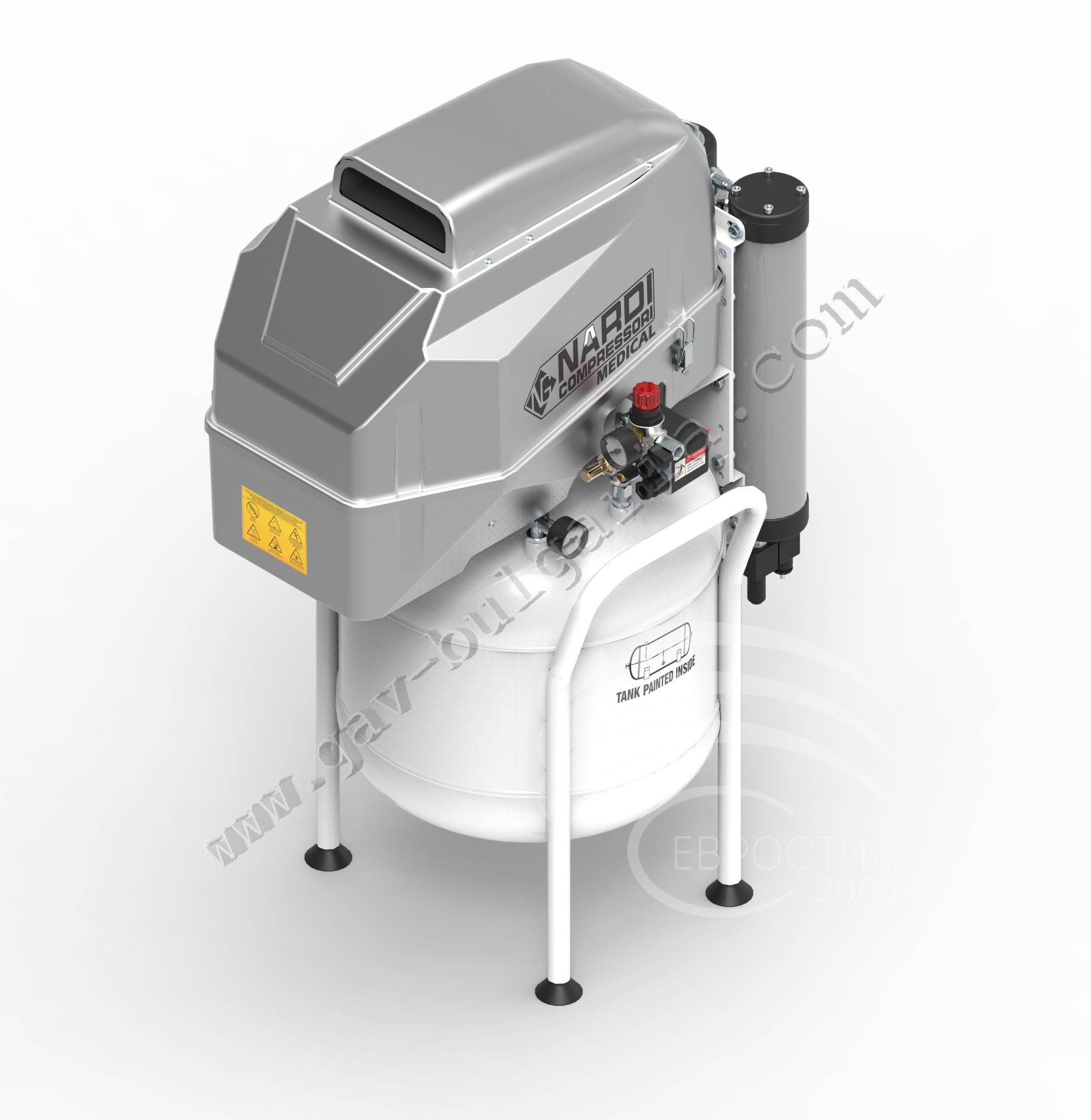 Медицински компресор 67dB 50L 2Hp