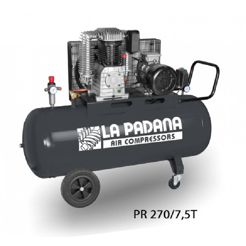 Трифазен компресор 270 литра 7.5Hp - 872 L/min